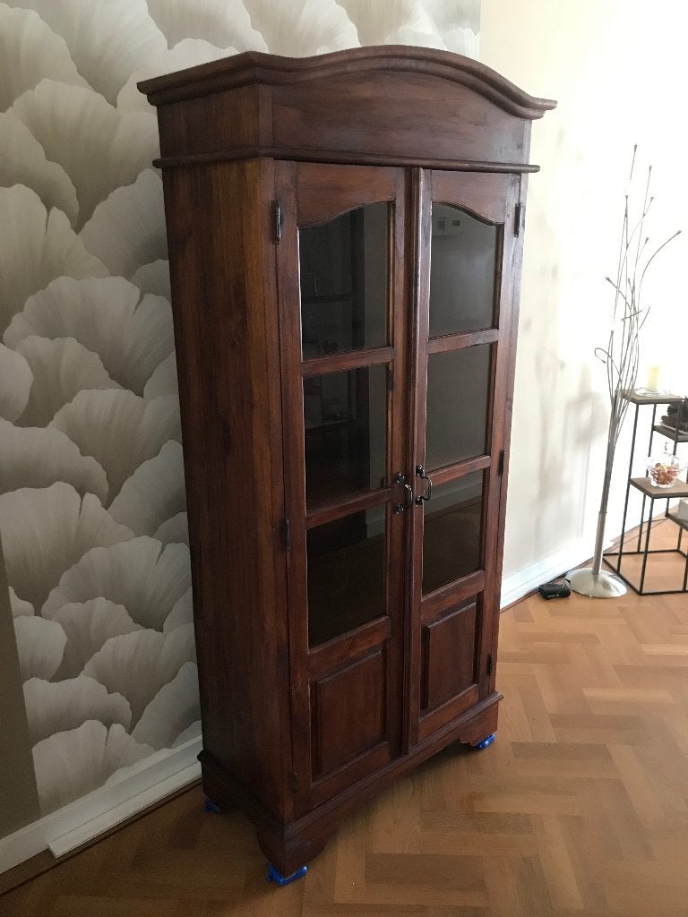 Buffetkast, Ophalen, Koloniaal, Teakhout, 50 tot 100 cm