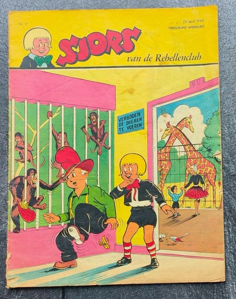 Sjors van de Rebellenclub nr.17 1960, Boeken, Gelezen, Eén stripboek, Diverse auteurs, Ophalen of Verzenden