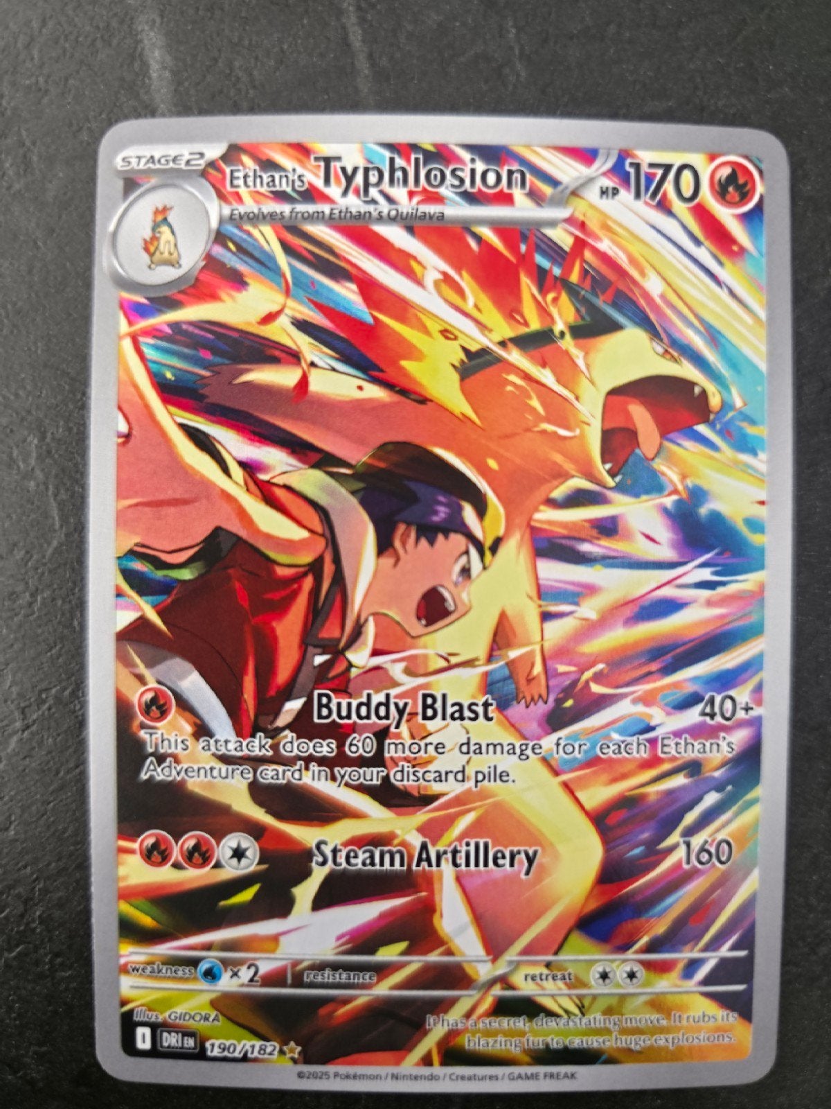 Typhlosion dri 190, Ophalen of Verzenden, Zo goed als nieuw