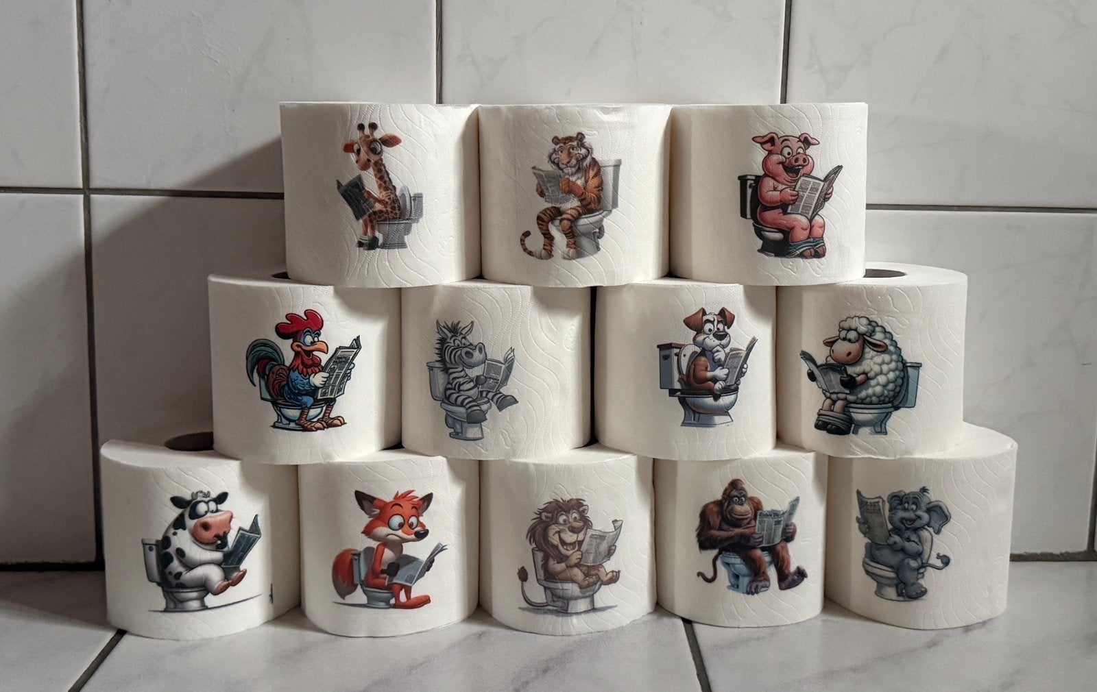 Grappige toiletrol. Toiletpapier, Ophalen of Verzenden, Nieuw