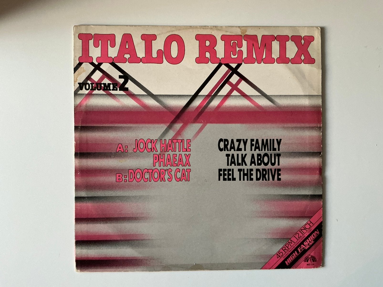 Italo Remix Volume 2 12” Italo disco, Gebruikt, 1980 - 1989, Ophalen of Verzenden, Disco