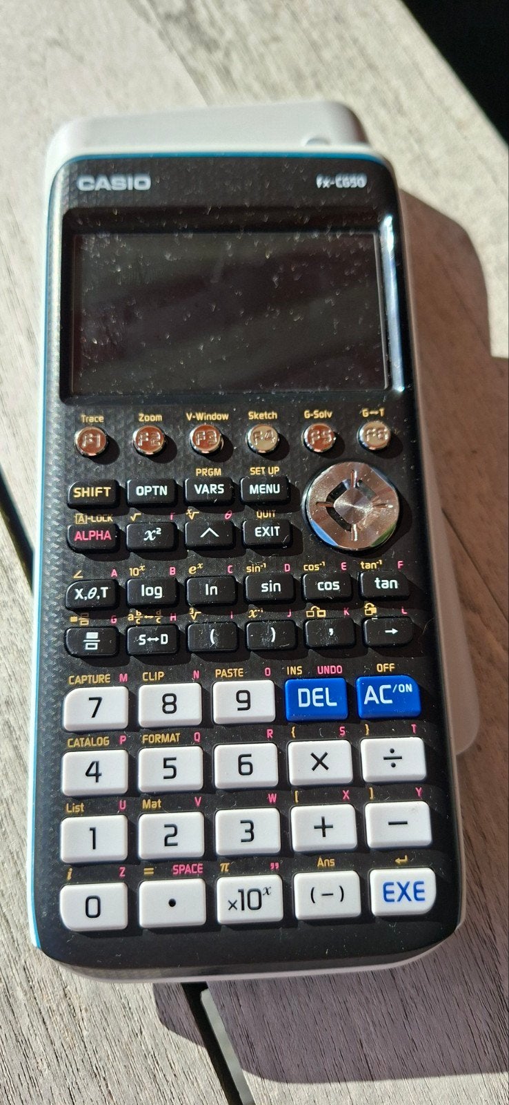 Casio rekenmachine f -CG50, Ophalen of Verzenden, Grafische rekenmachine, Zo goed als nieuw