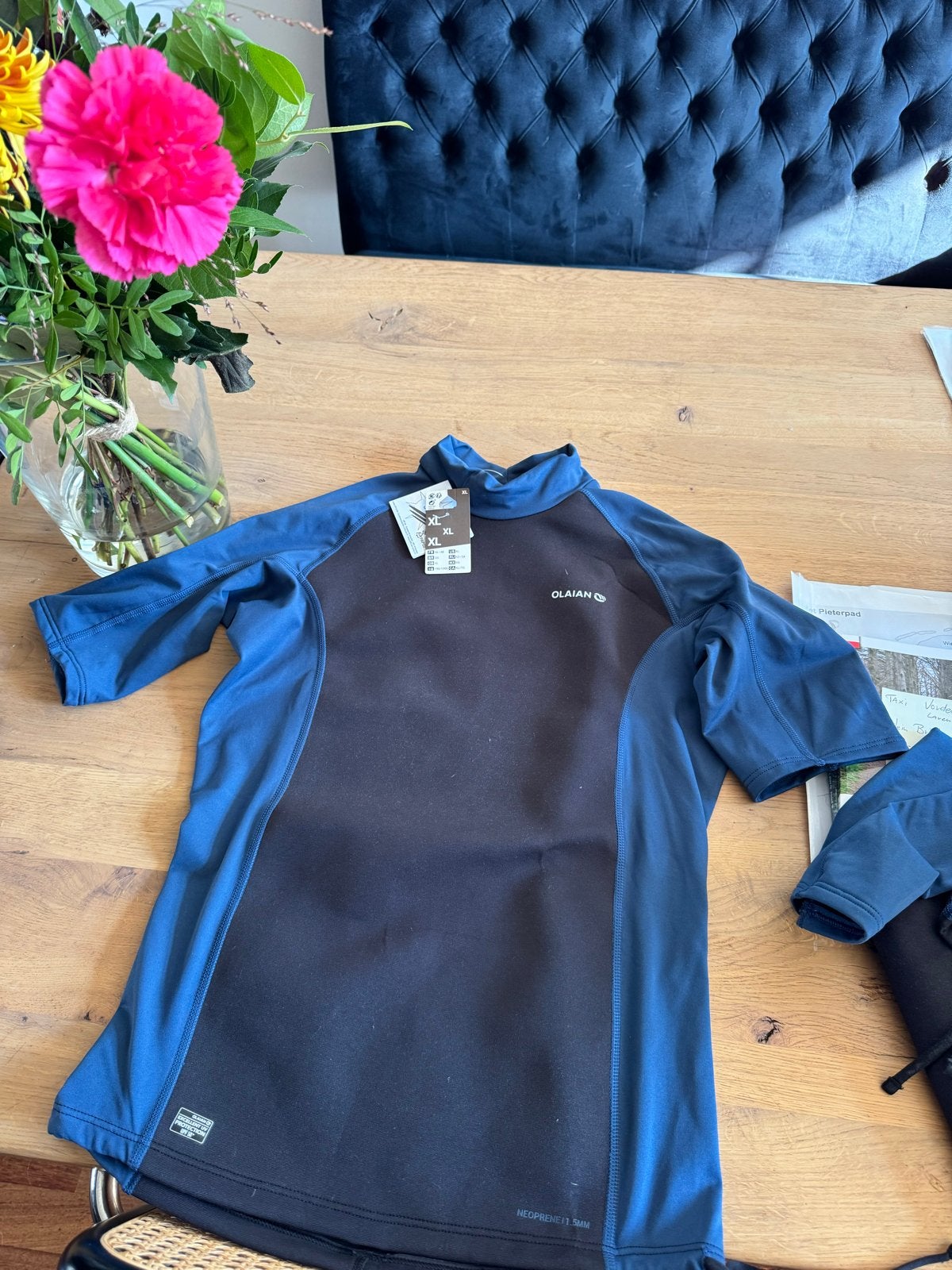 Olaian Neopreen Top XL - Zo goed als nieuw, Watersport en Boten, Ophalen of Verzenden, Nieuw, Dame of Heer, Overige typen