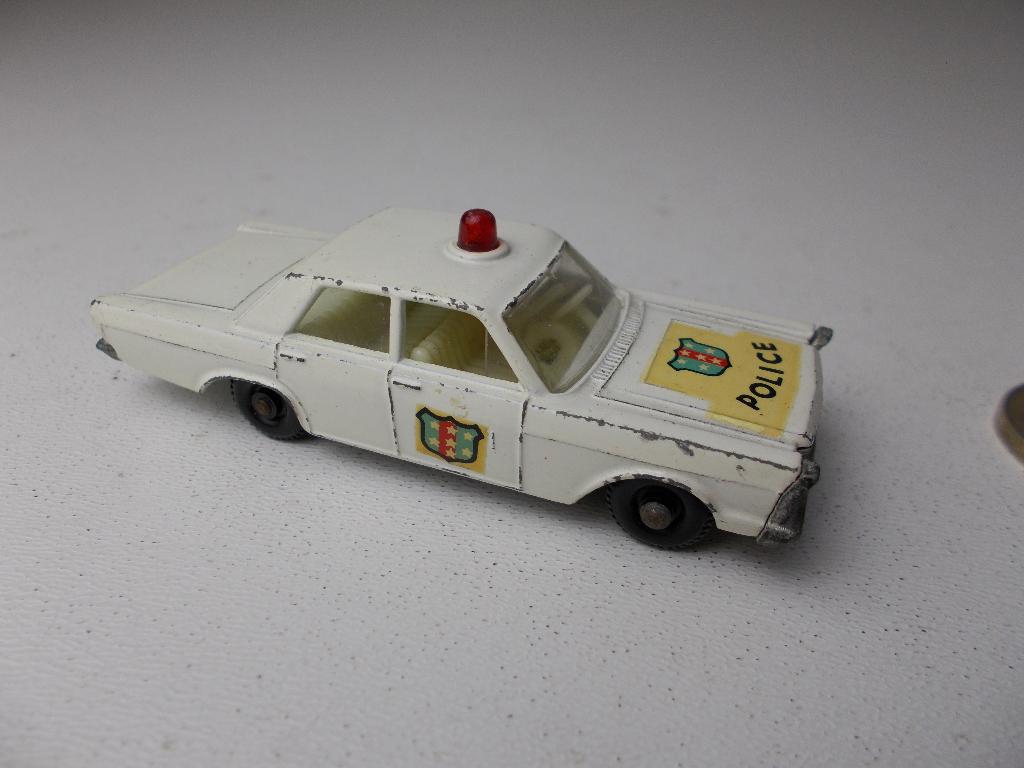 1966 Matchox Series No. 55/59 FORD GALEXIE "POLICE" +driver!, Ophalen of Verzenden, Zo goed als nieuw, Auto, Matchbox