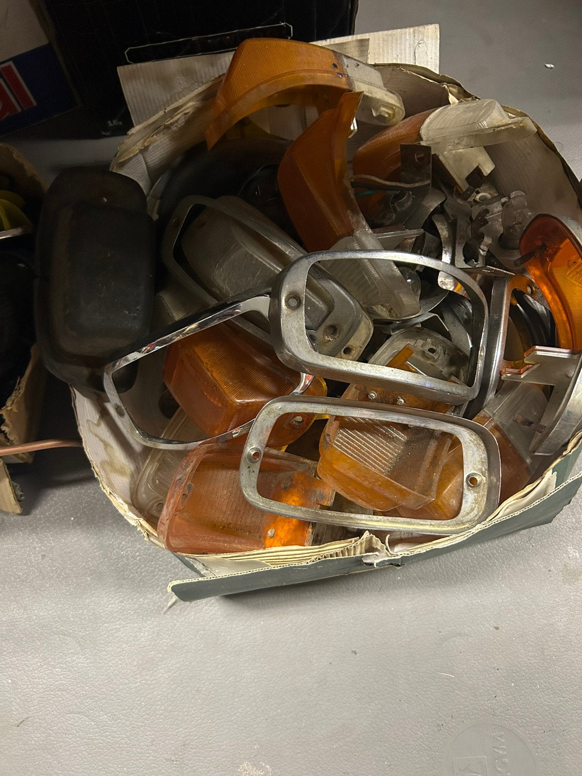 Knipperlichtglazen met rand volvo amazon, Auto-onderdelen, Verlichting, Ophalen, Nieuw, Volvo