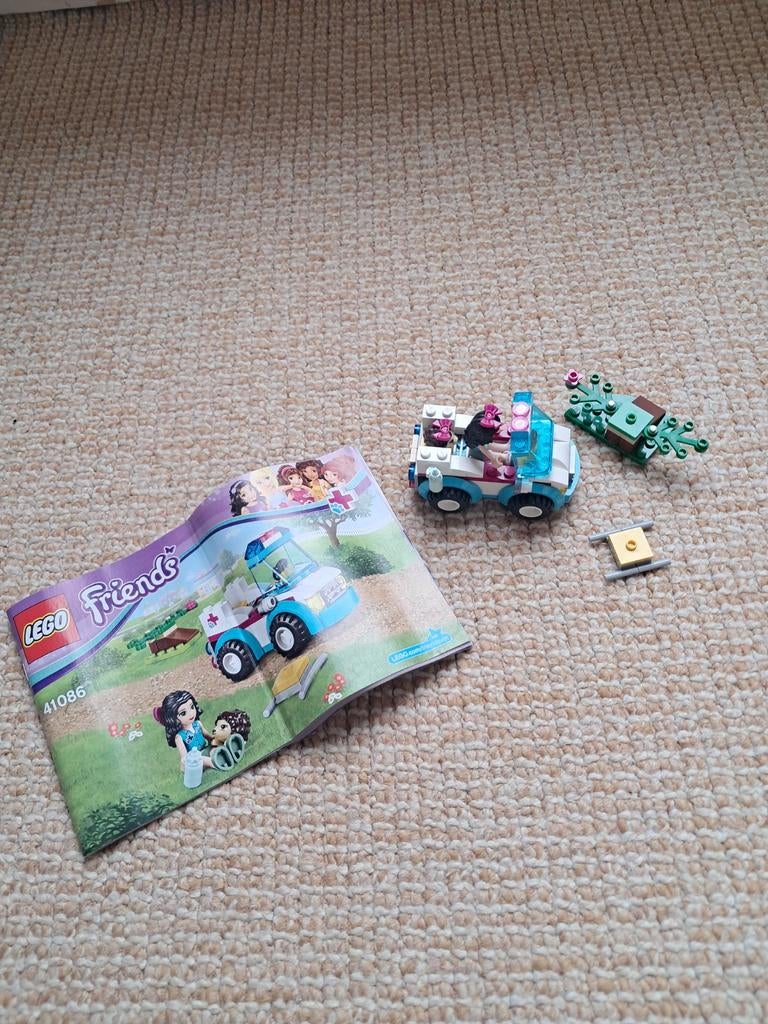 Lego Friends Dierenambulance 41086 met instructies, Compleet, Gebruikt, Lego, Friends