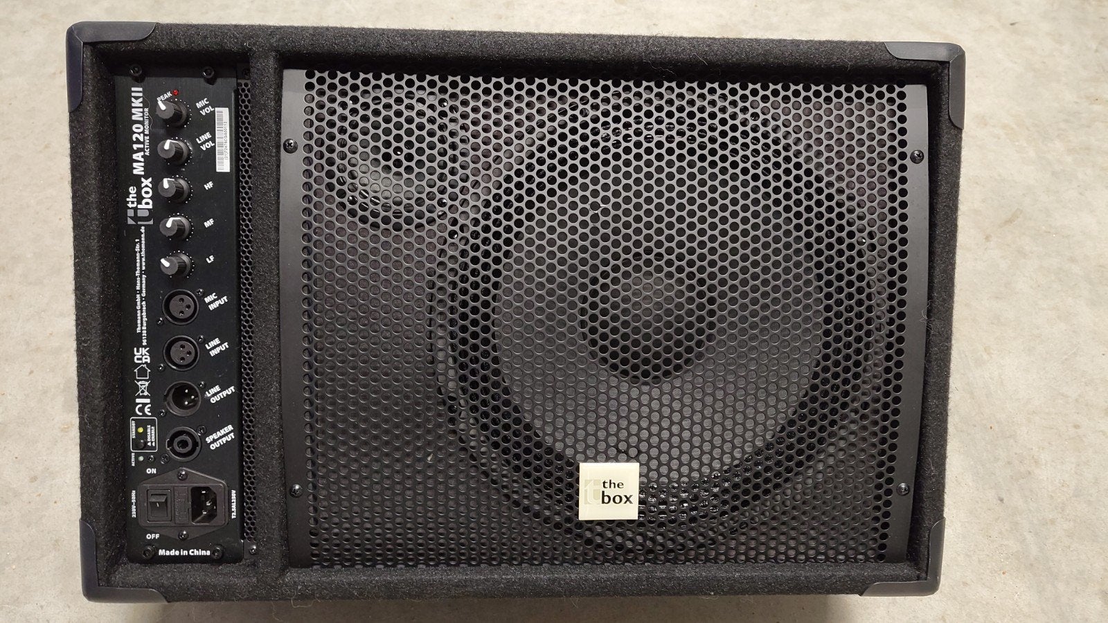 Thomann the box MA120 MK2 actieve monitor, Muziek en Instrumenten, Ophalen, Zo goed als nieuw, Minder dan 500 watt, Monitor(versterker)