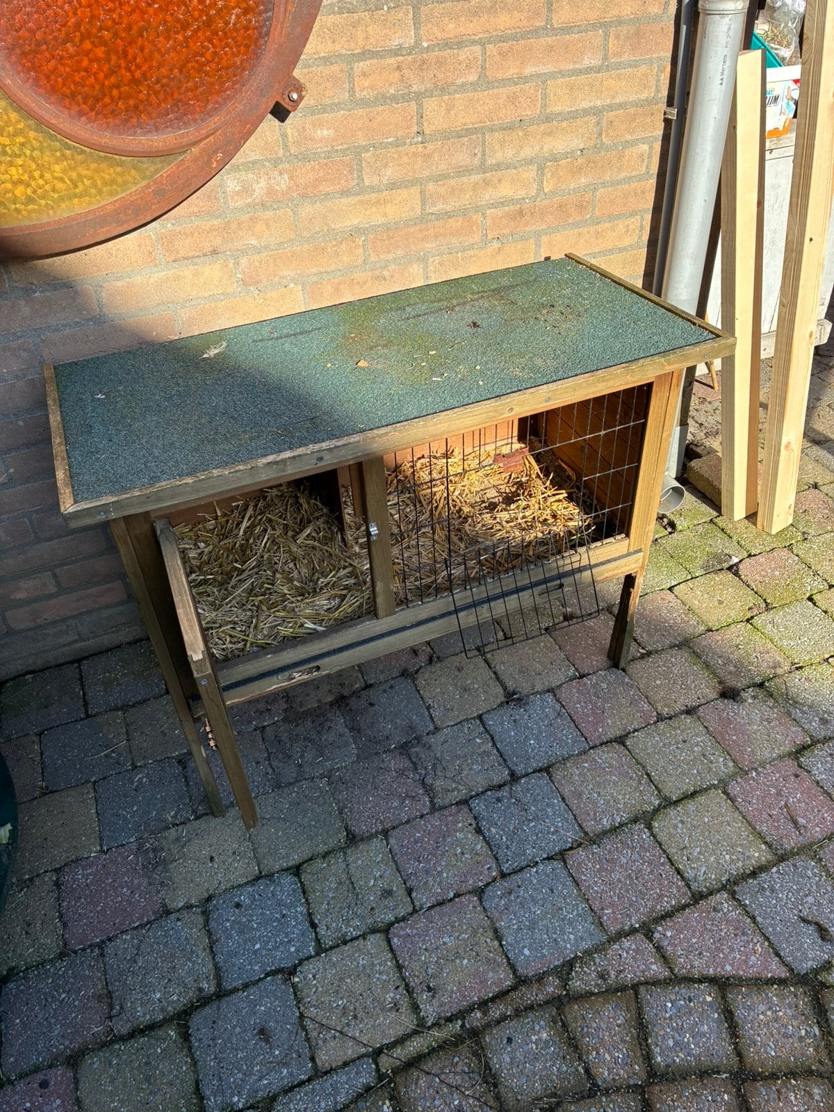 Klein knus konijnen of caviahok 82/40, 110 cm of meer, Zo goed als nieuw, Hok, Ophalen