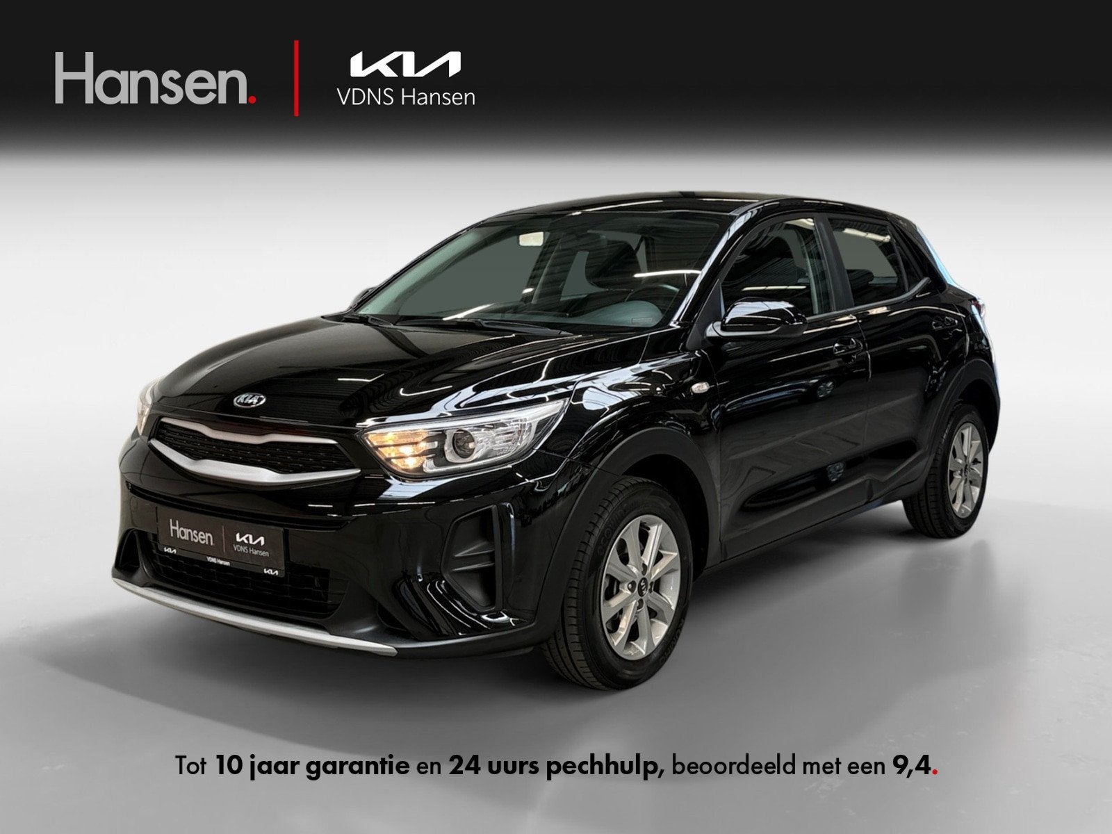 Kia Stonic 1.0 T-GDi DynamicLine I Automaat I Cruise Control, Auto's, 450 kg, Gebruikt, Zwart, Origineel Nederlands