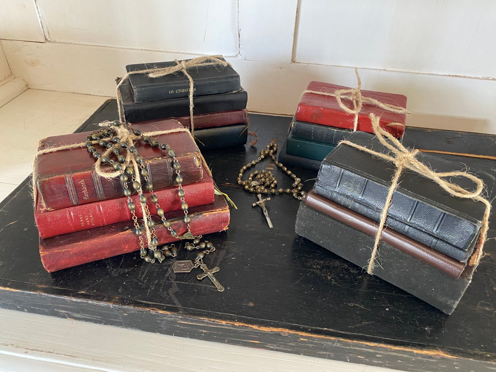 Brocante setjes oude kerk/zangboekjes, Ophalen of Verzenden