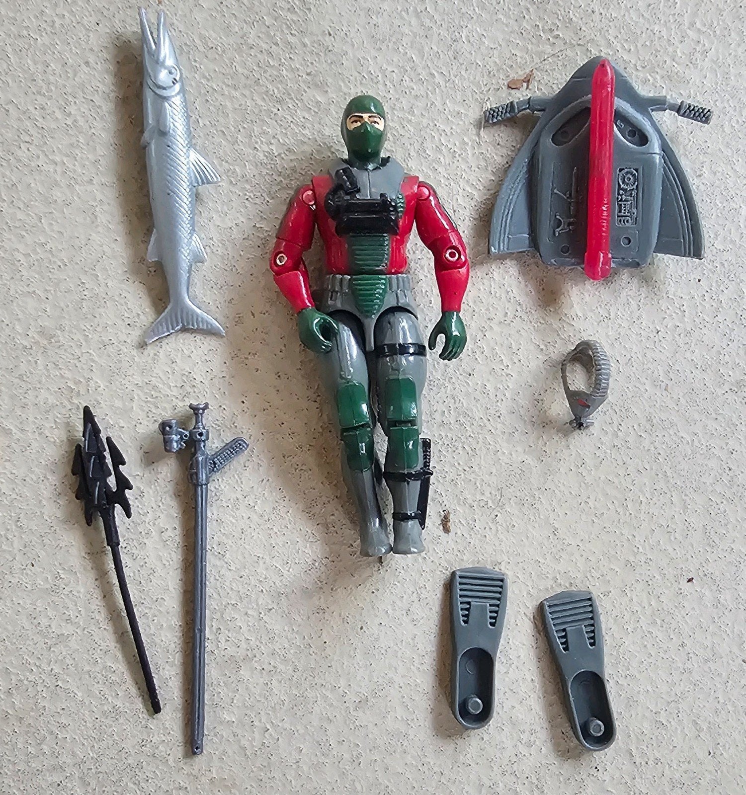 G.I. Joe Undertow actiefiguur 1990 Cobra's Frogmang, Verzamelen, Ophalen of Verzenden
