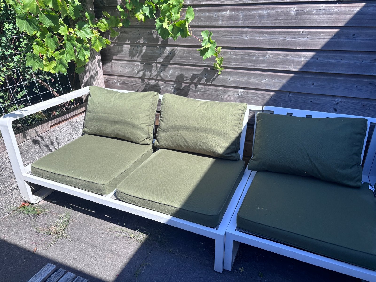 Madison Lounge kussens met 5 zit- en 5 rugkussens, Tuin en Terras, Ophalen of Verzenden, Gebruikt