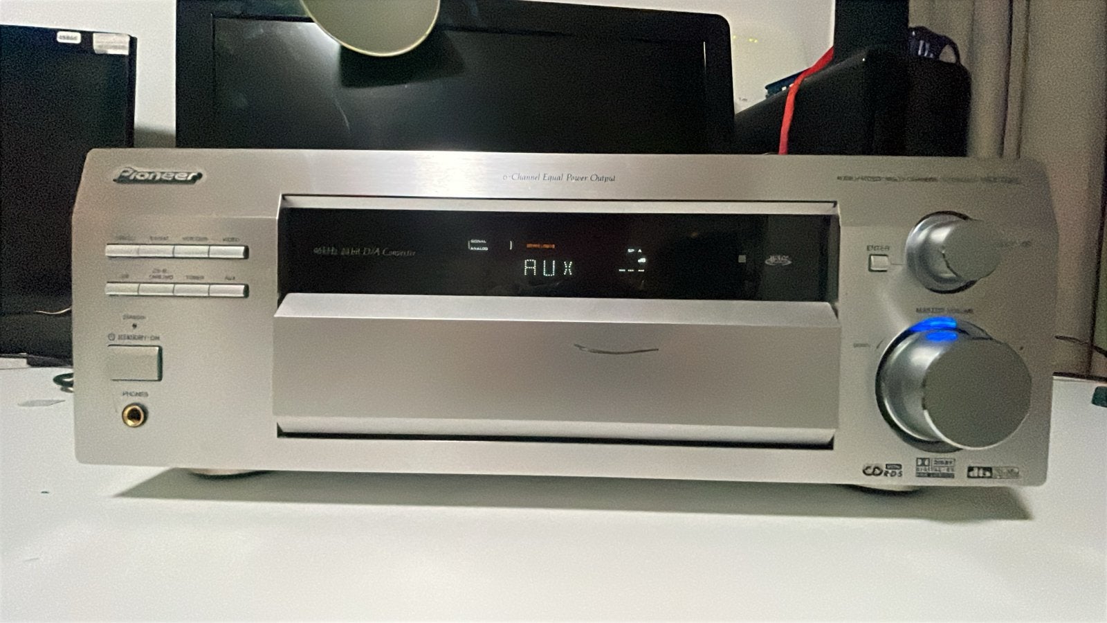 Pioneer VSX-D912 Audio/Video Multi-Channel Receiver, Ophalen of Verzenden, Pioneer, 120 watt of meer, Gebruikt