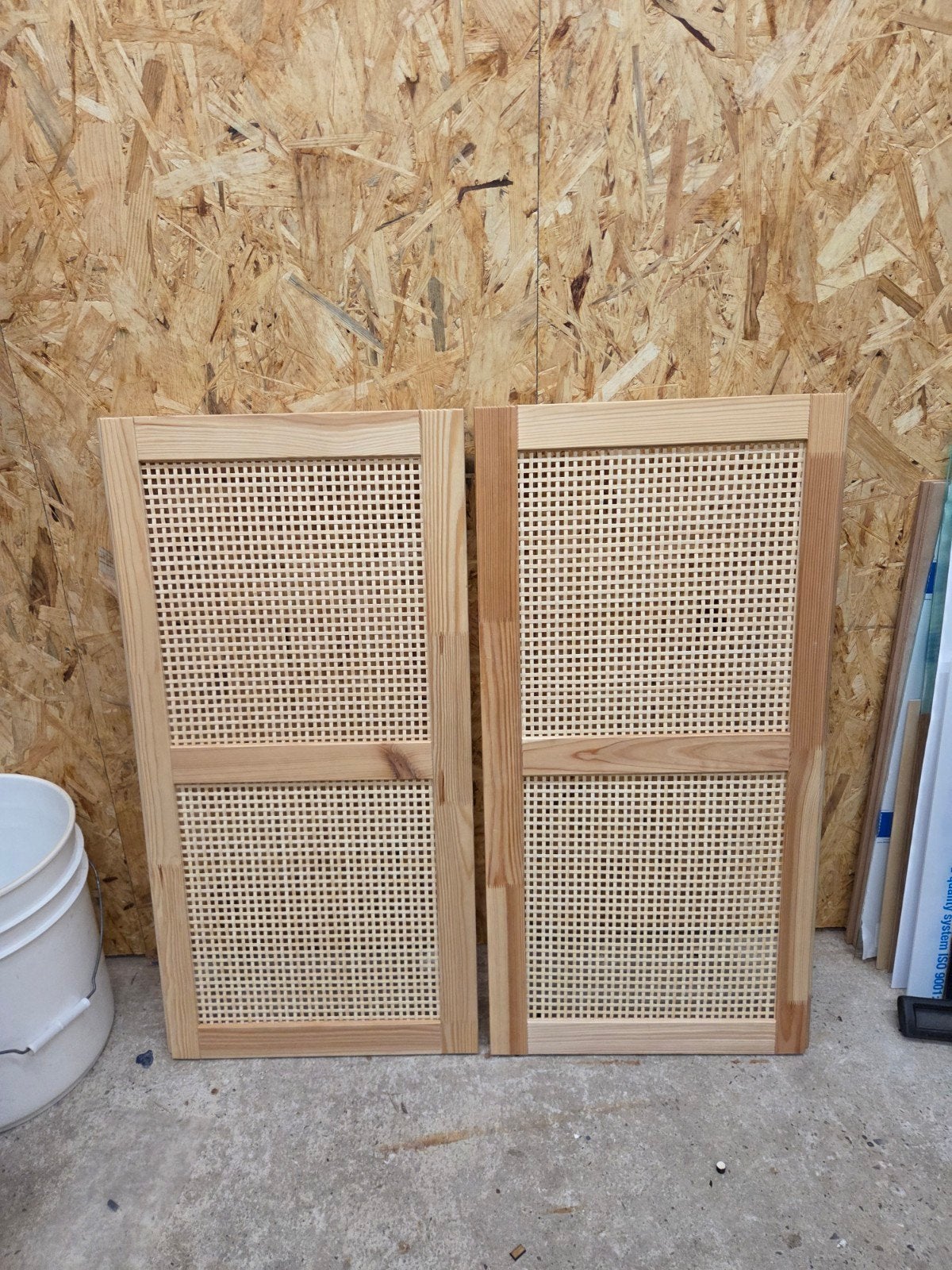 Deurtjes voor IKEA Ivar kast met rotan webbing, Ophalen of Verzenden, Zo goed als nieuw