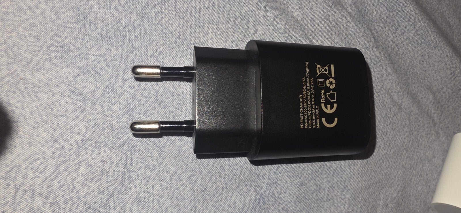 usb -c  Snellader - Zwart - Universeel, Telecommunicatie, Universeel, USB-C, Ophalen of Verzenden, Zo goed als nieuw