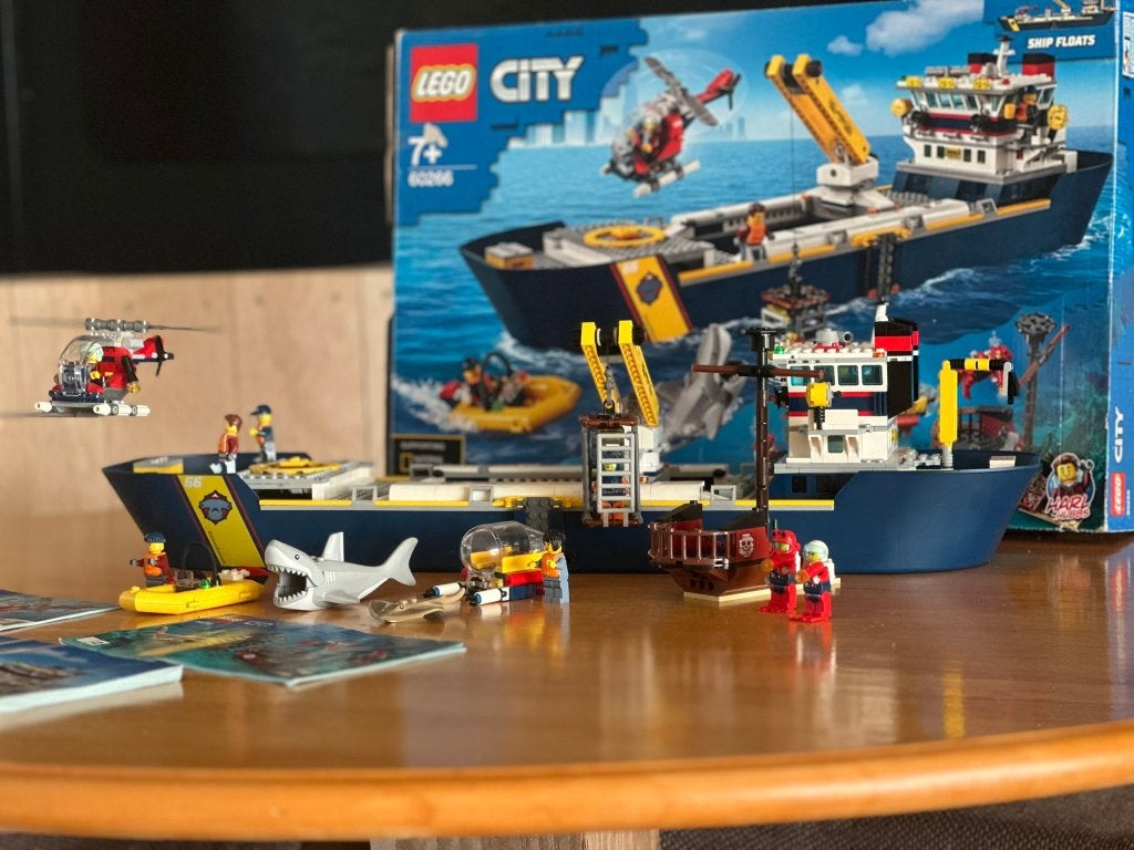 LEGO City Oceaan onderzoeksschip 60266, City, Lego, Ophalen of Verzenden, Zo goed als nieuw