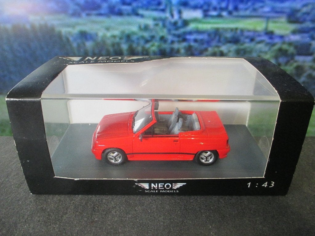 1:43 Opel Corsa Irmscher A i120 Spider cabriolet - NEO, Hobby en Vrije tijd, Modelauto's | 1:43, Ophalen of Verzenden, Nieuw, Auto