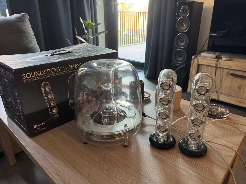 Harman Kardon SoundSticks Wireless nieuwstaat, Ophalen, Zo goed als nieuw, Audiokanaal 2.1, Overige merken