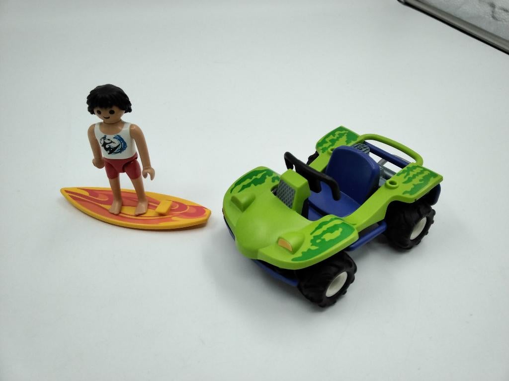 Playmobil surfer met strandbuggy 6982, Kinderen en Baby's, Speelgoed | Playmobil, Gebruikt, Complete set, Voertuig, Family fun