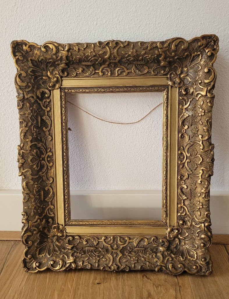 Schilderijlijst barok in mooie staat binnenmaat H 25xB 19 cm, Schilderijlijst, 39 cm, Ophalen of Verzenden, Zo goed als nieuw