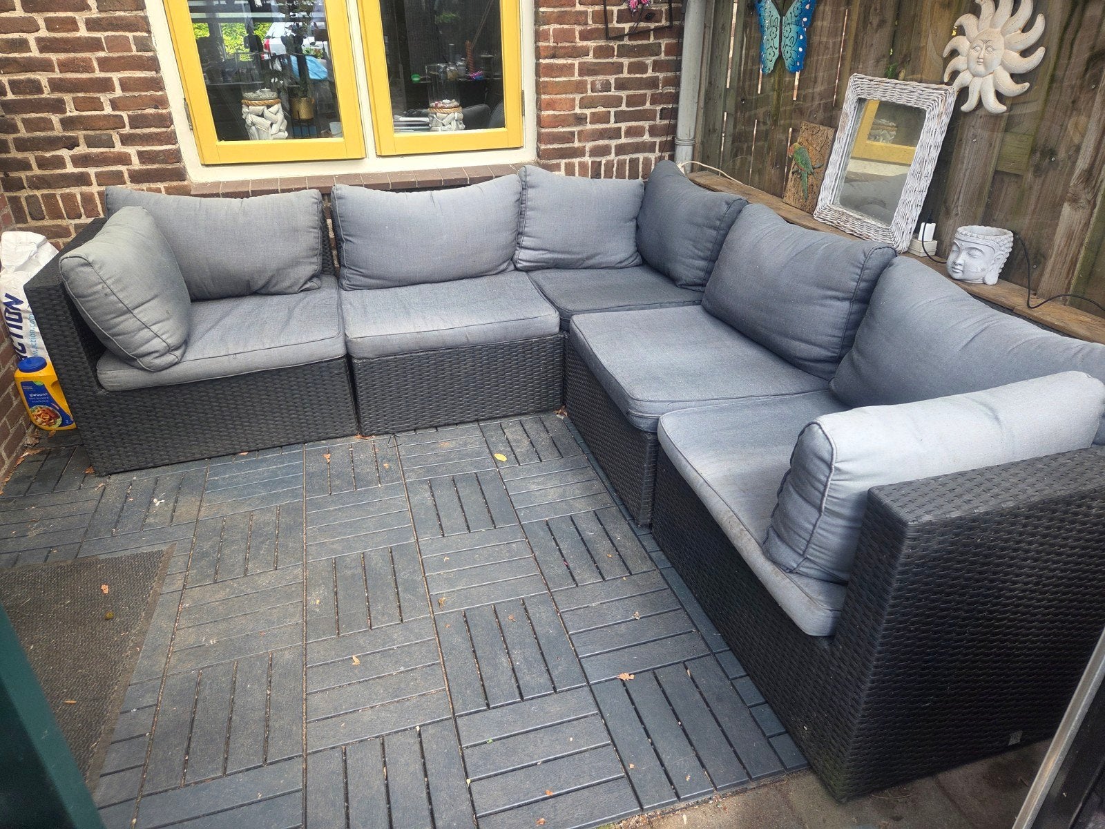Loungeset, Tuin en Terras, Ophalen, Gebruikt