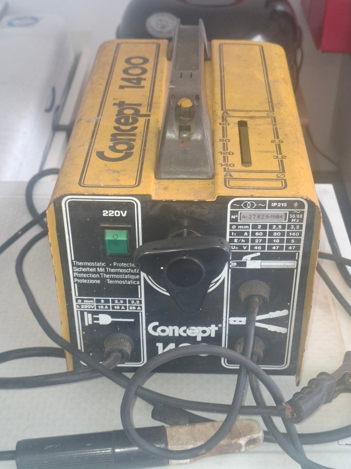 TK Concept 1400 Elektrode Lasapparaat met Elektroden, Ophalen, Gebruikt, Minder dan 150 ampère, Elektroden
