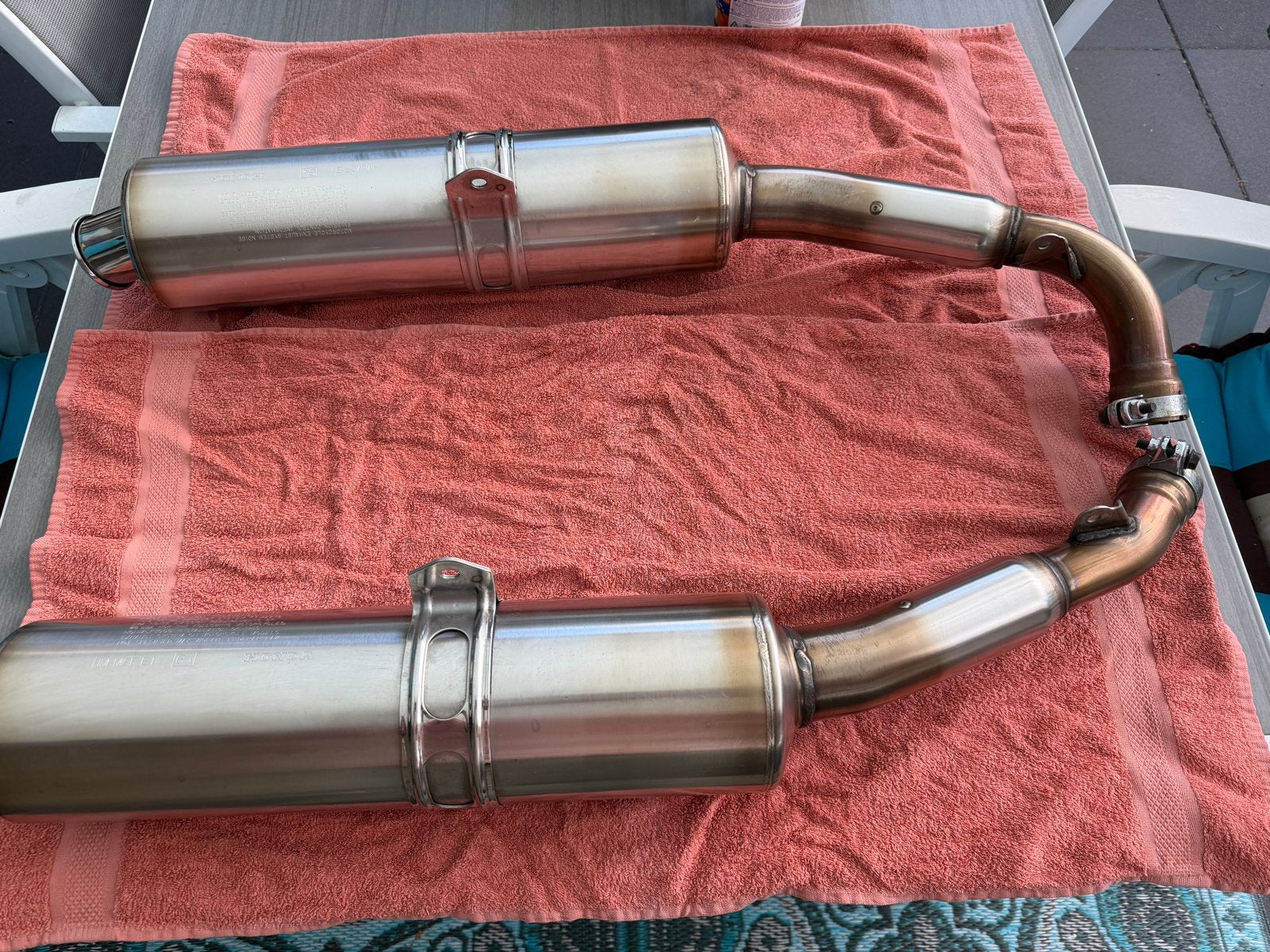 Originele uitlaten Honda VTR SP1, Ophalen, Gebruikt
