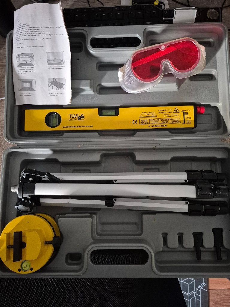 Laser level EPT-97A 400mm, Ophalen, Gebruikt, Overige meters