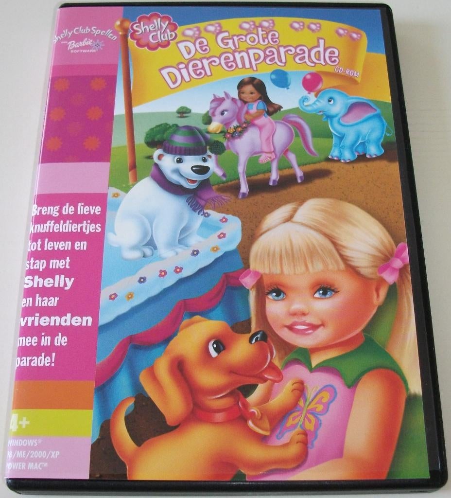 PC Game *** BARBIE *** Shelly Club: De Grote Dierenparade, Alle leeftijden, Ophalen of Verzenden, Zo goed als nieuw