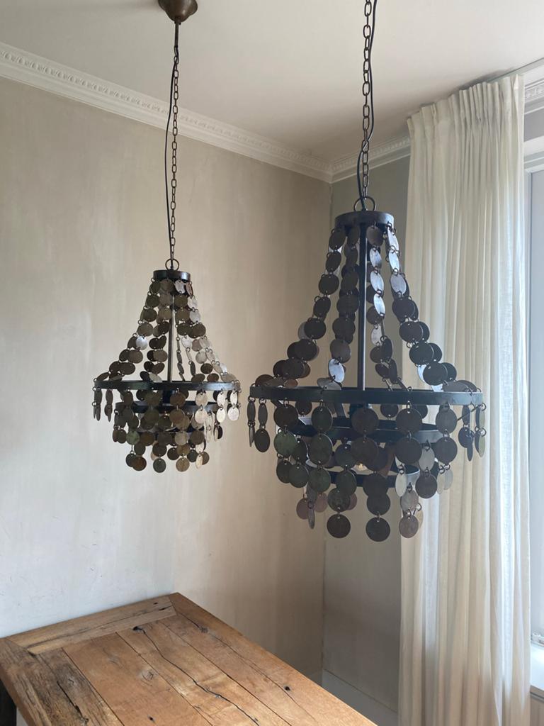 Hoffz lampen set Balou - Prachtig!, Ophalen, Gebruikt, 50 tot 75 cm, Metaal