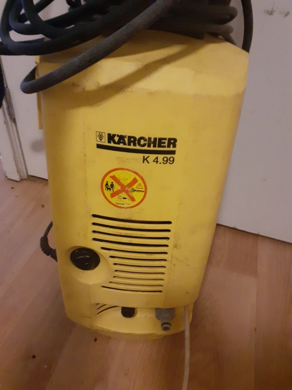 Kärcher K 4.99 hogedrukreiniger, Tuin en Terras, Hogedrukreinigers, Ophalen, Gebruikt, Elektrisch, Kärcher
