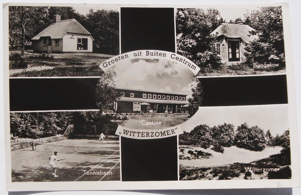 ansichtkaart Drenthe e/o nr. 35 - buitencentrum witterzomer, Ophalen of Verzenden, 1940 tot 1960, Gelopen, Drenthe