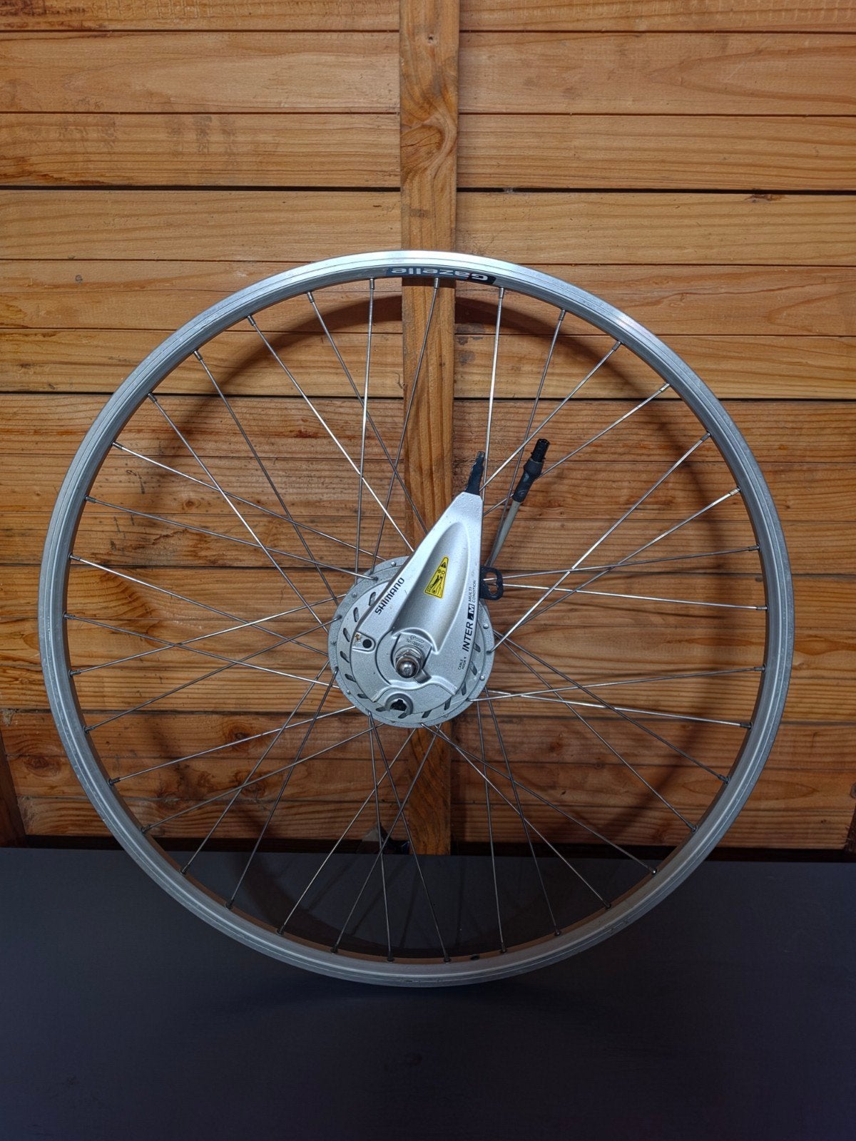 Gazelle Innergy Pure Excellent 5pins voorwiel 28 inch, Ophalen of Verzenden, Zo goed als nieuw, Aluminium, Gazelle fiets