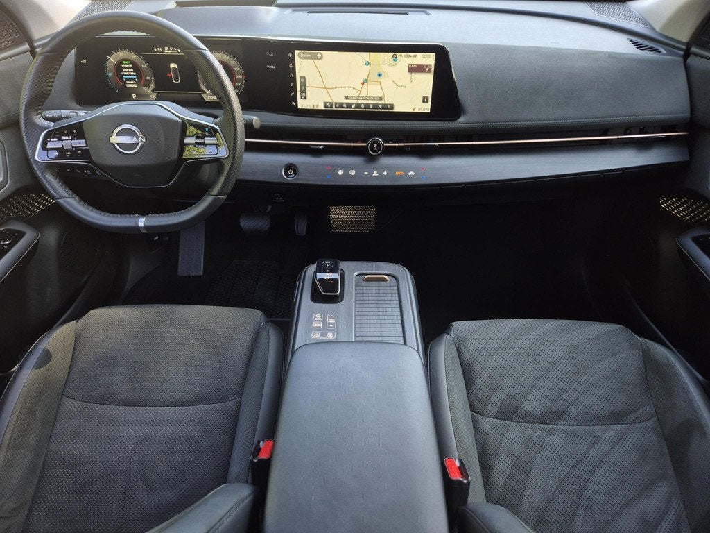 Nissan Ariya Evolve 66 kWh / 99% SOH / Glazen schuif- en kan, Auto's, Nissan, 1803 kg, Gebruikt, Zwart, 218 pk