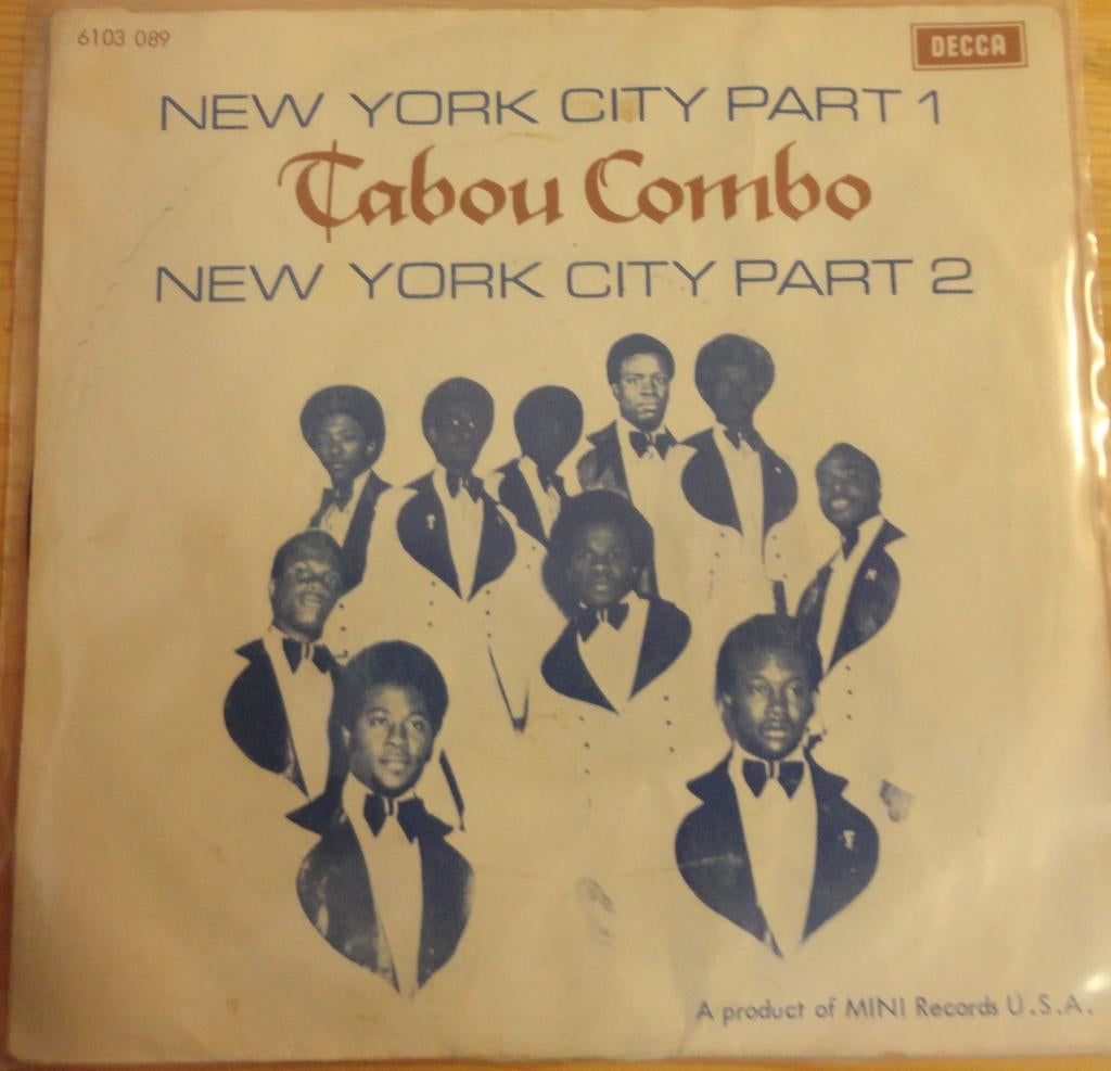 Tabou Combo > New York City, Cd's en Dvd's, Vinyl Singles, Ophalen of Verzenden, Gebruikt, 7 inch, Pop