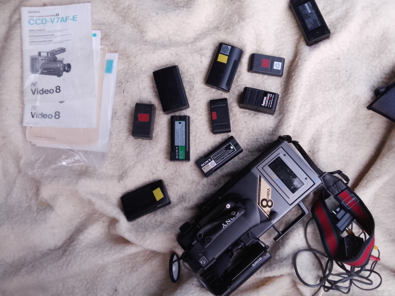 Sony Video 8 AF PAL CCD-V7AF-E videocamera recorder, Audio, Tv en Foto, Gebruikt, Overige soorten, Sony, Camera