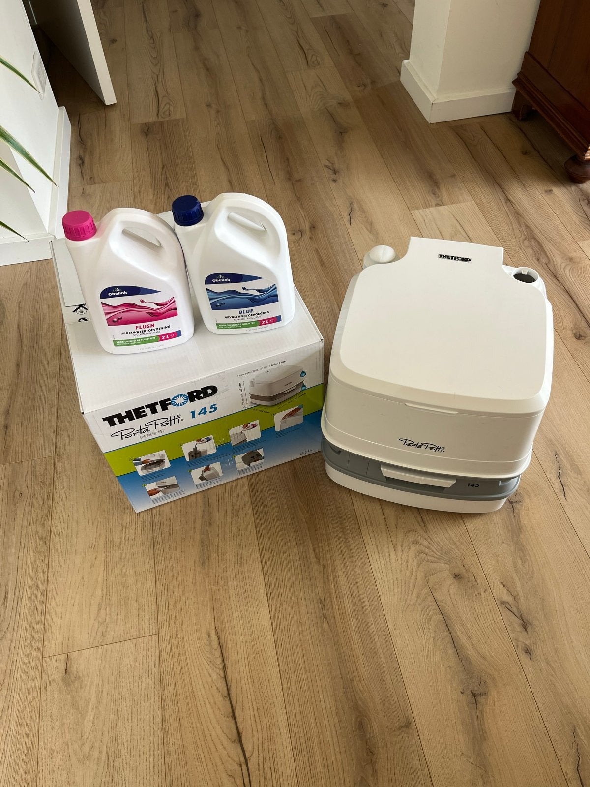 Thetford Porta Potti 145 - Draagbaar Toilet, Ophalen of Verzenden, Zo goed als nieuw