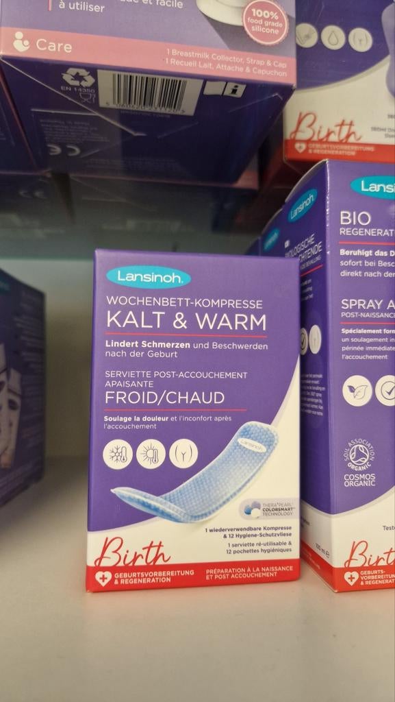 Lansinoh koude en warmte compressen, Ophalen of Verzenden, Nieuw