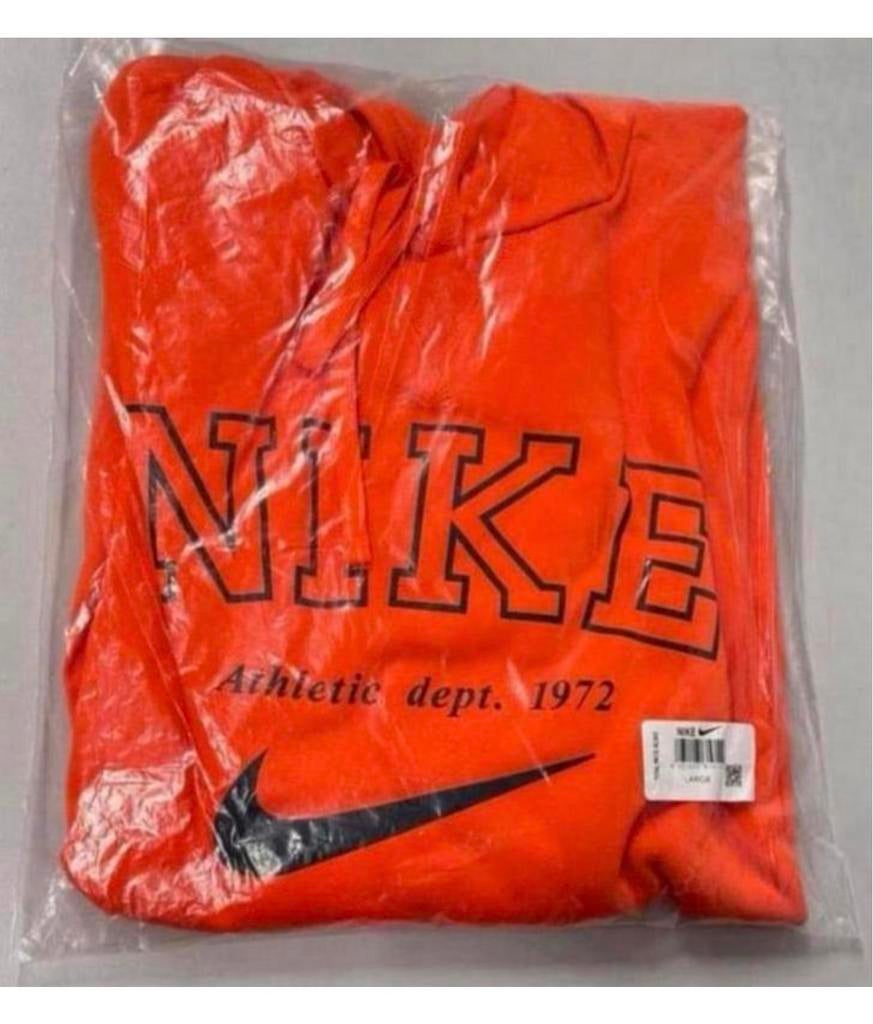 The Nike Hood hoodie sweater NIEUW thermofit L oranje NEW, Maat 52/54 (L), Nieuw, Oranje, Ophalen of Verzenden