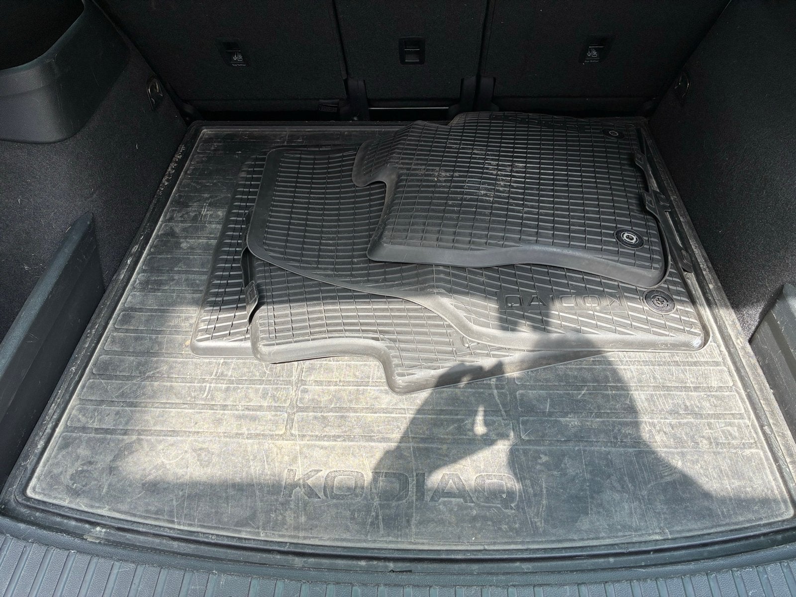 Rubberen mattenset incl. kofferbakmat voor Skoda  Kodiaq, Ophalen, Gebruikt