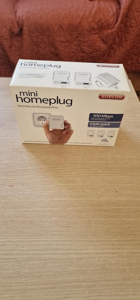 Sitecom Mini Homeplug 500 Mbps Triple Pack, Ophalen