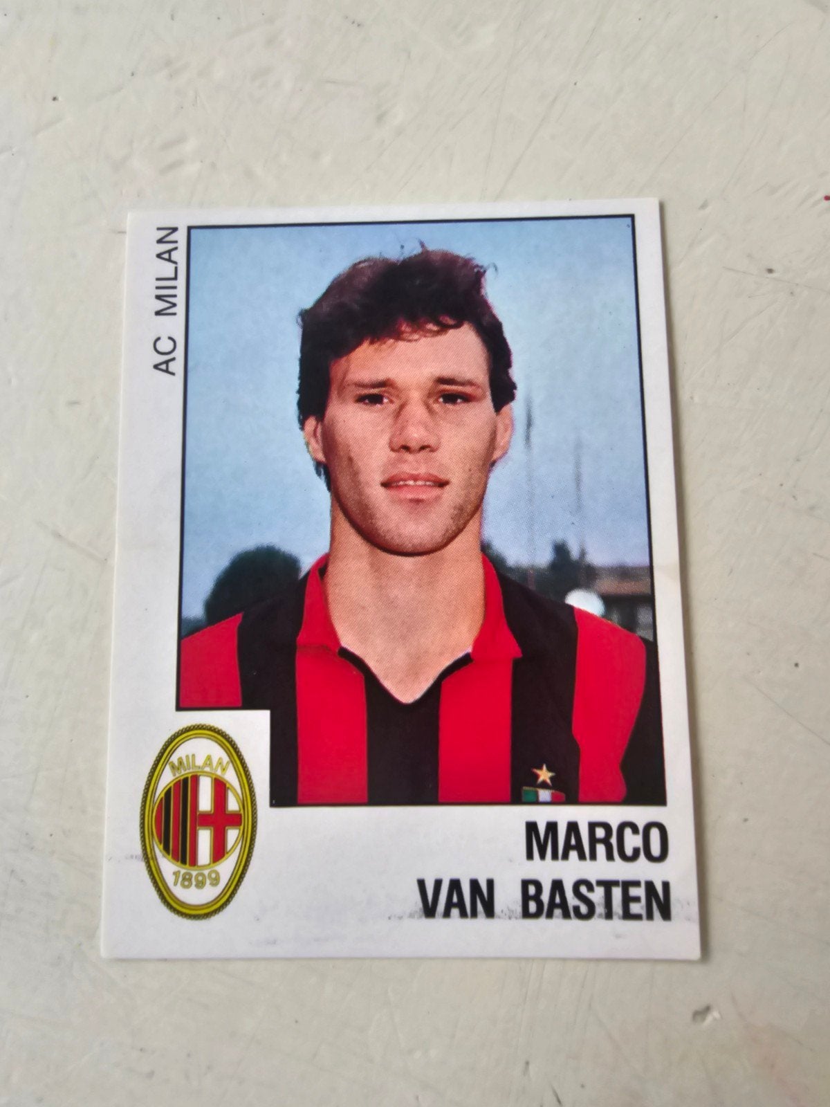 Marco van Basten AC Milan Voetbal 89 Panini, Verzamelen, Ophalen of Verzenden