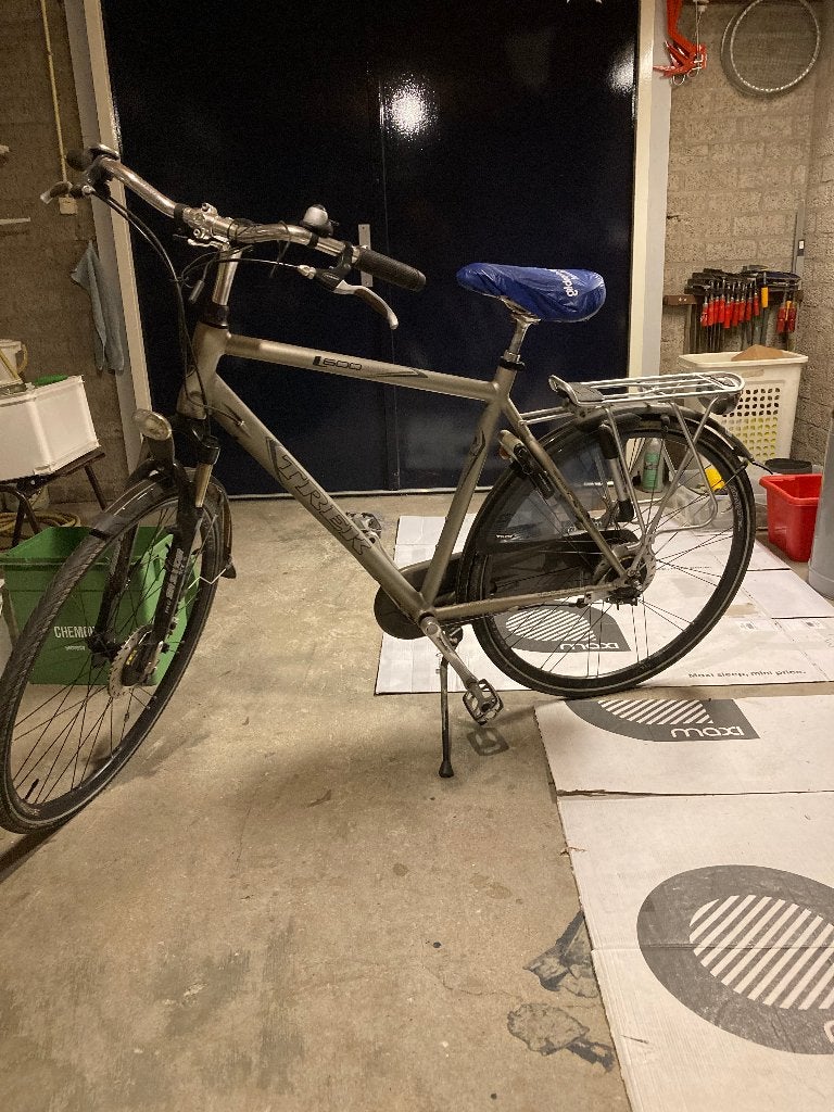 TREK heren fiets, Gebruikt, Velgrem, Versnellingen, 57 tot 61 cm