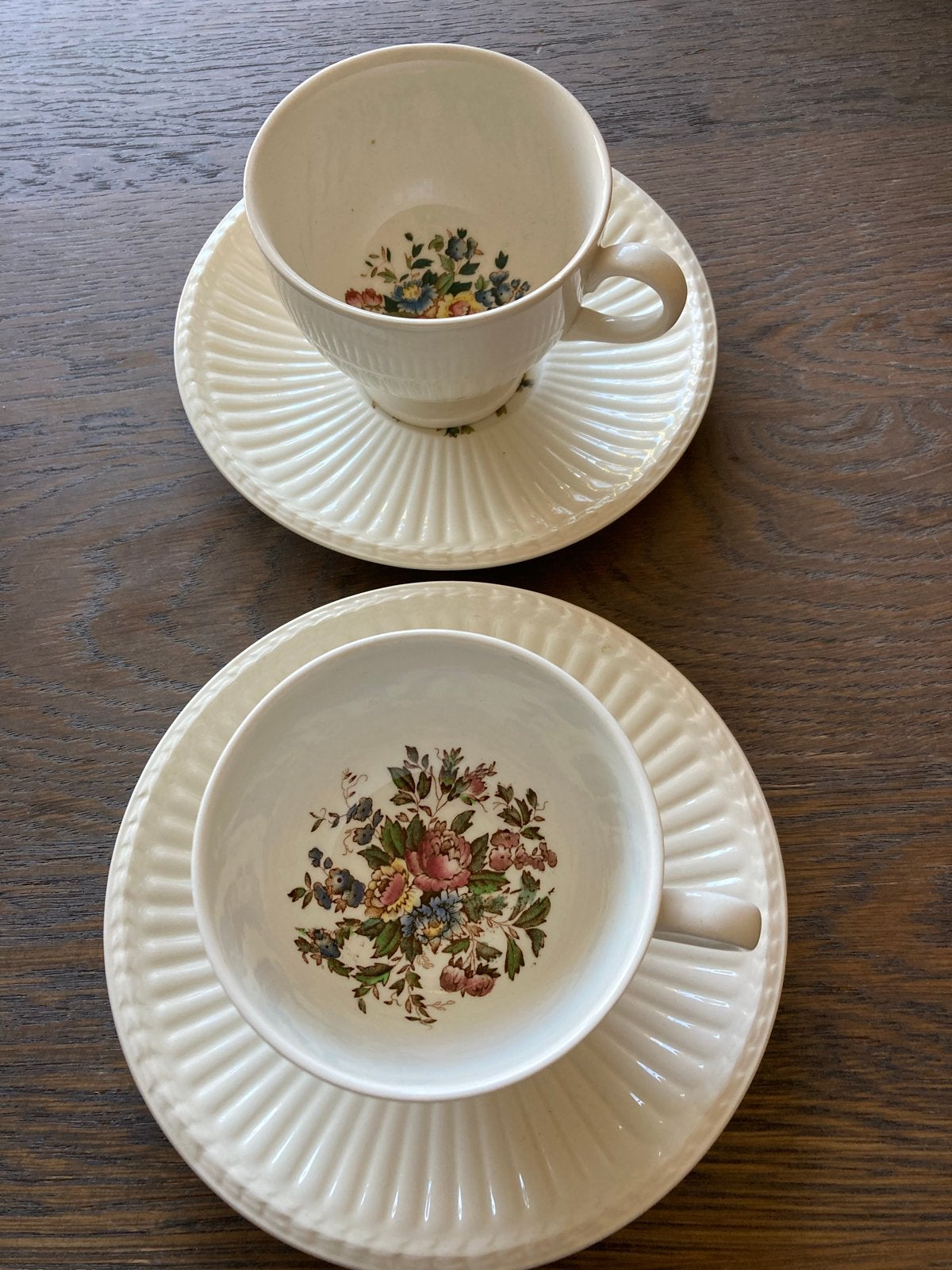 Wedgwood Conway theekopjes met schotels, Ophalen of Verzenden