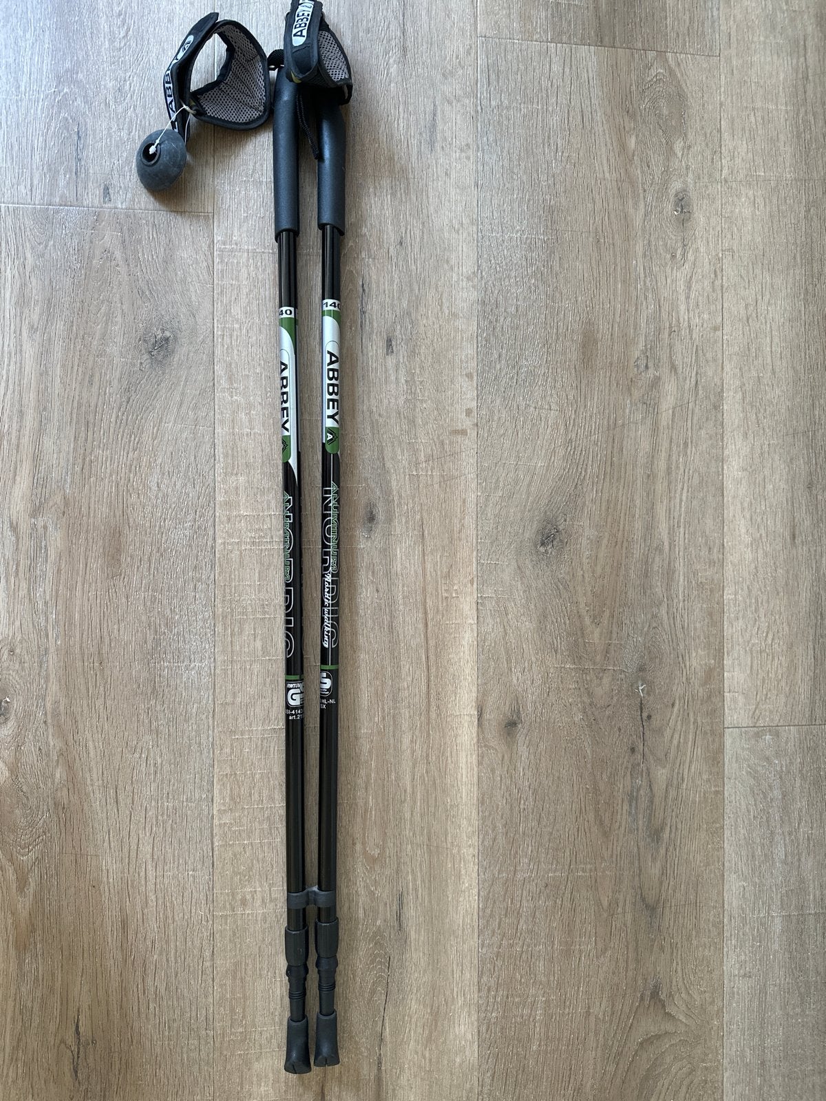 Abbey Nordic Walking Stokken - Nieuw, Verstelbaar, Ophalen, Nieuw, Wandelstok