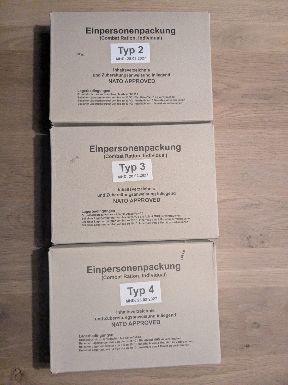 Rantsoen, EPA bundeswehr, Ophalen of Verzenden, Landmacht, Duitsland, Overige typen
