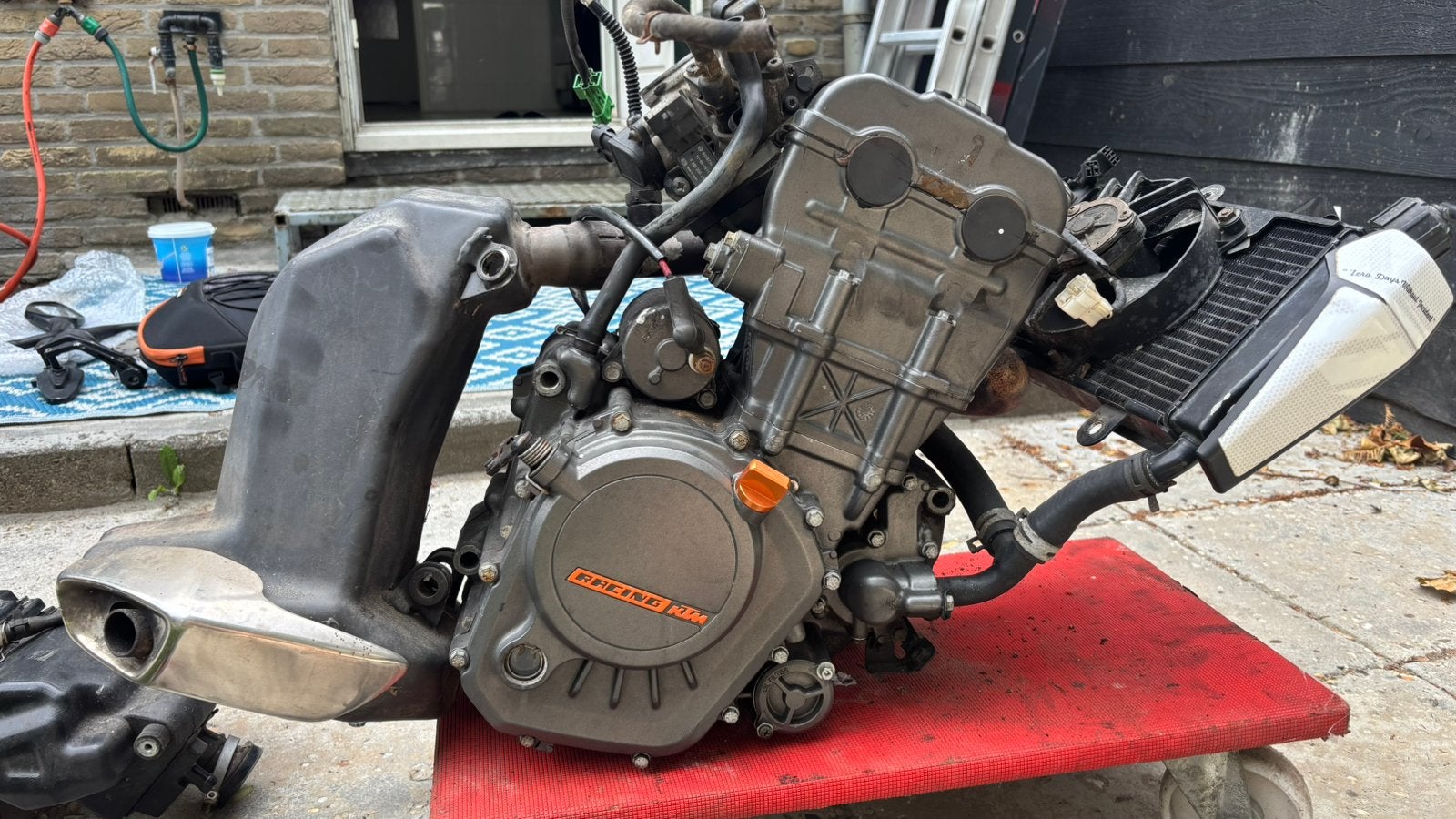 Motorblok compleet Ktm 125 duke, Ophalen, Gebruikt