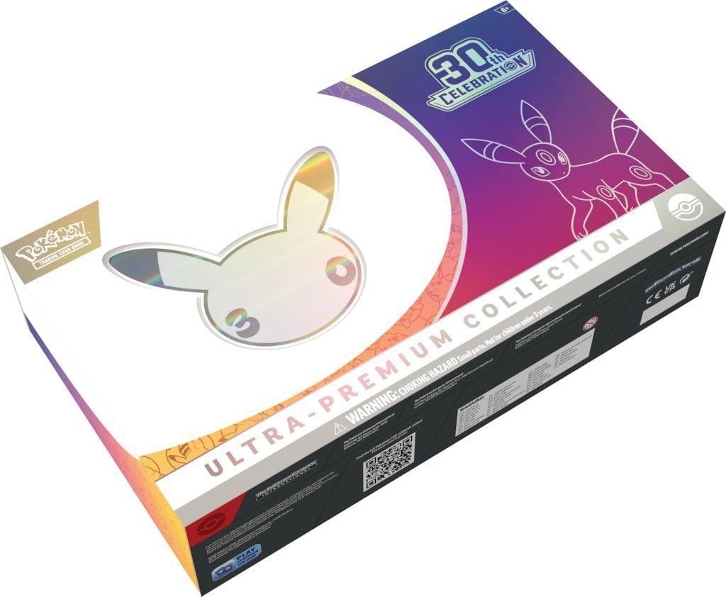 Pre-order Pokémon 30th Celebrations Ultra Premium Collection, Hobby en Vrije tijd, Verzamelkaartspellen | Pokémon, Ophalen, Nieuw