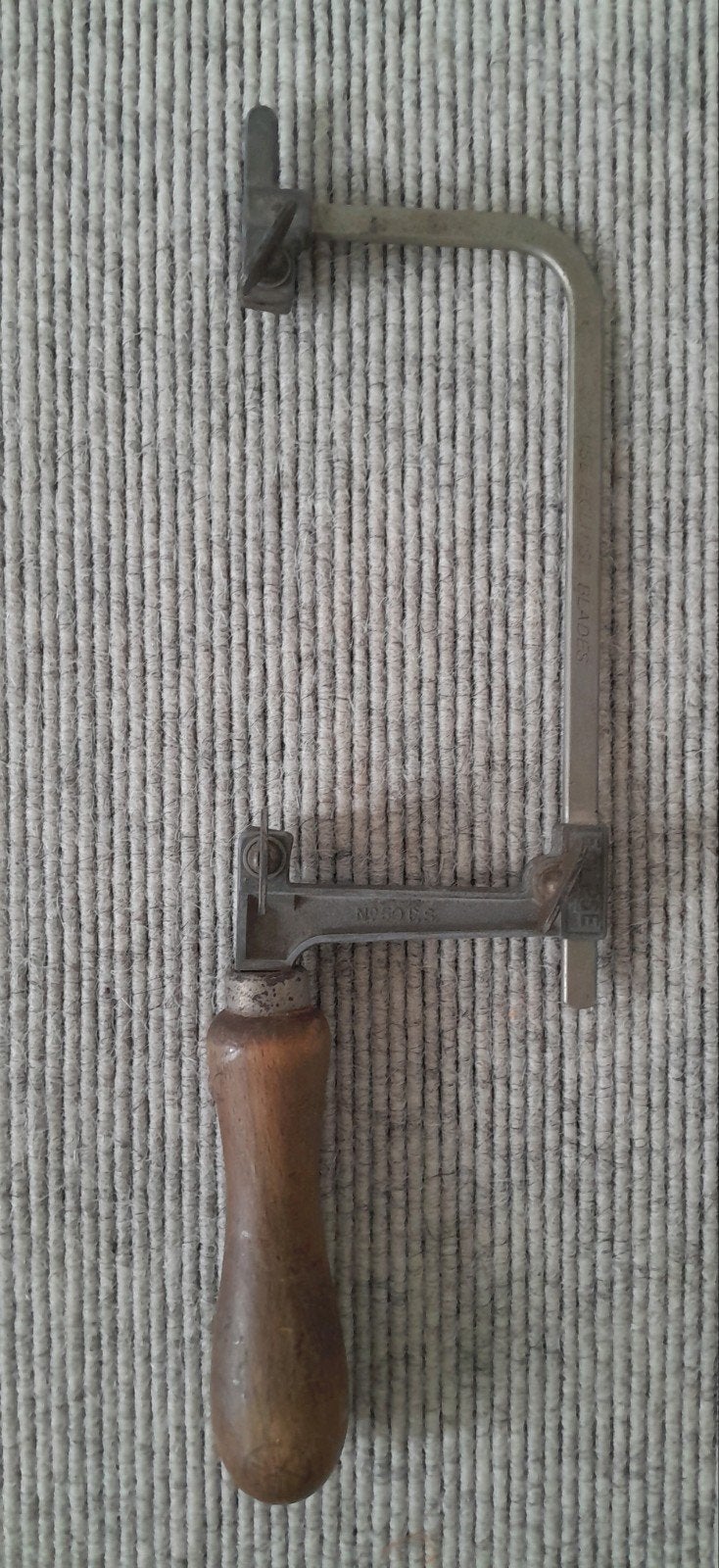 Goudsmeedgereedschap: zaag met houten handvat, Ophalen of Verzenden, Gebruikt