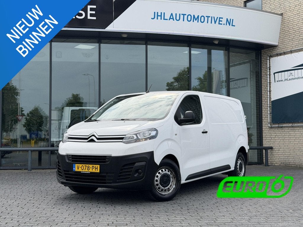 Citroen Jumpy 2.0 BlueHDI 120*NAVI*CRUISE*HAAK*TEL*CARPLAY*3, Auto's, Bestelauto's, Voorwielaandrijving, Gebruikt, Euro 6, Citroën